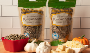 Garlic Parmesan No-Shell Pumpkin Seeds 12 Pak 6 oz bags